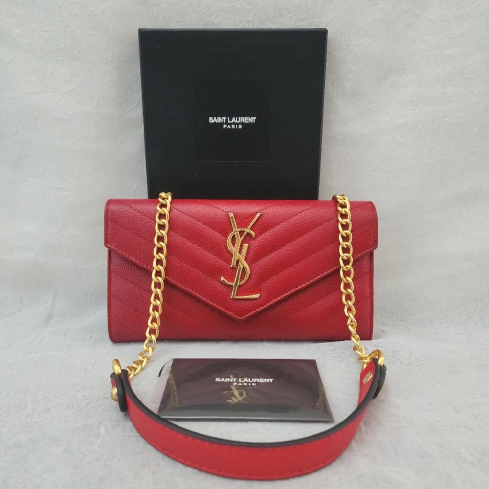 ❤️ Authentic YSL Yves Saint Laurent Wallet to Crossbody Bag